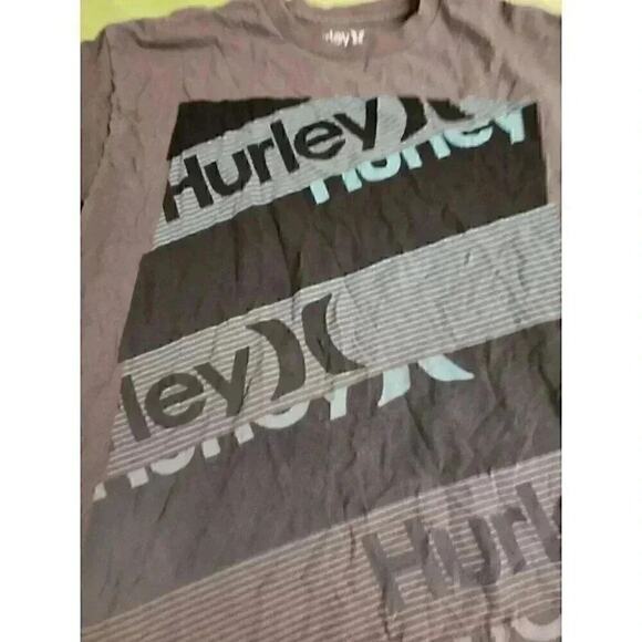 Other - Hurley Shirt Mens Medium Brown Gray Black Short Sleeve RN100691 Nice A45